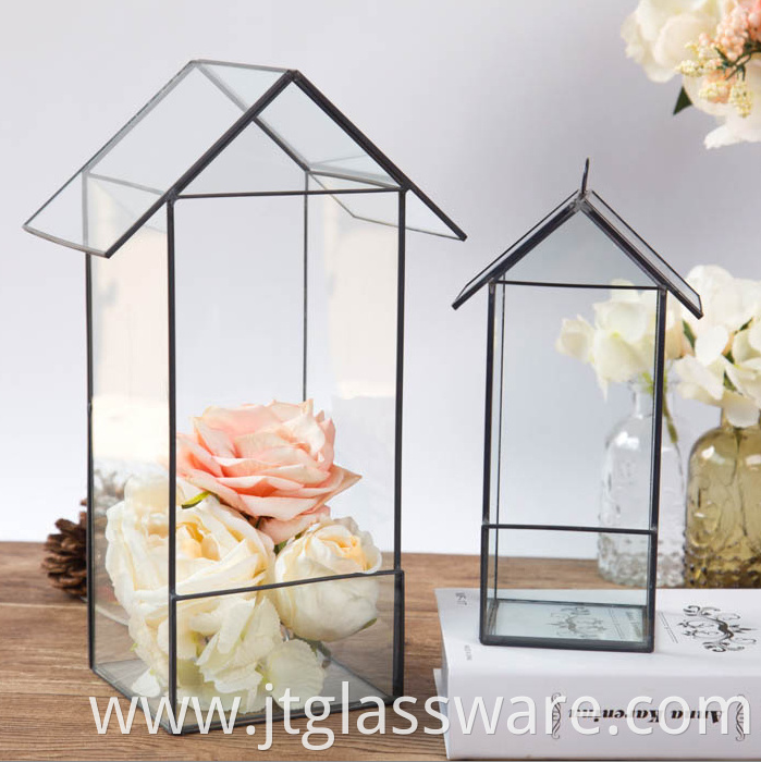 Hanging Glass Geometric Terrarium